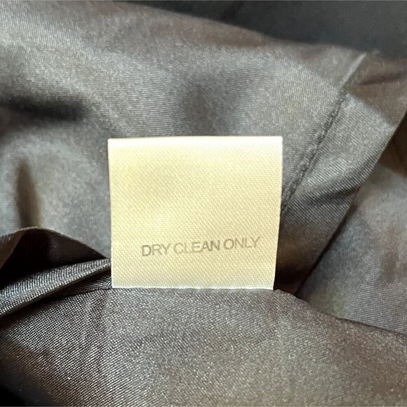 Line+Dot Edgy Little Black Dress Cocktail Mini Gown Bikercore Luxe Look - Picture 11 of 12